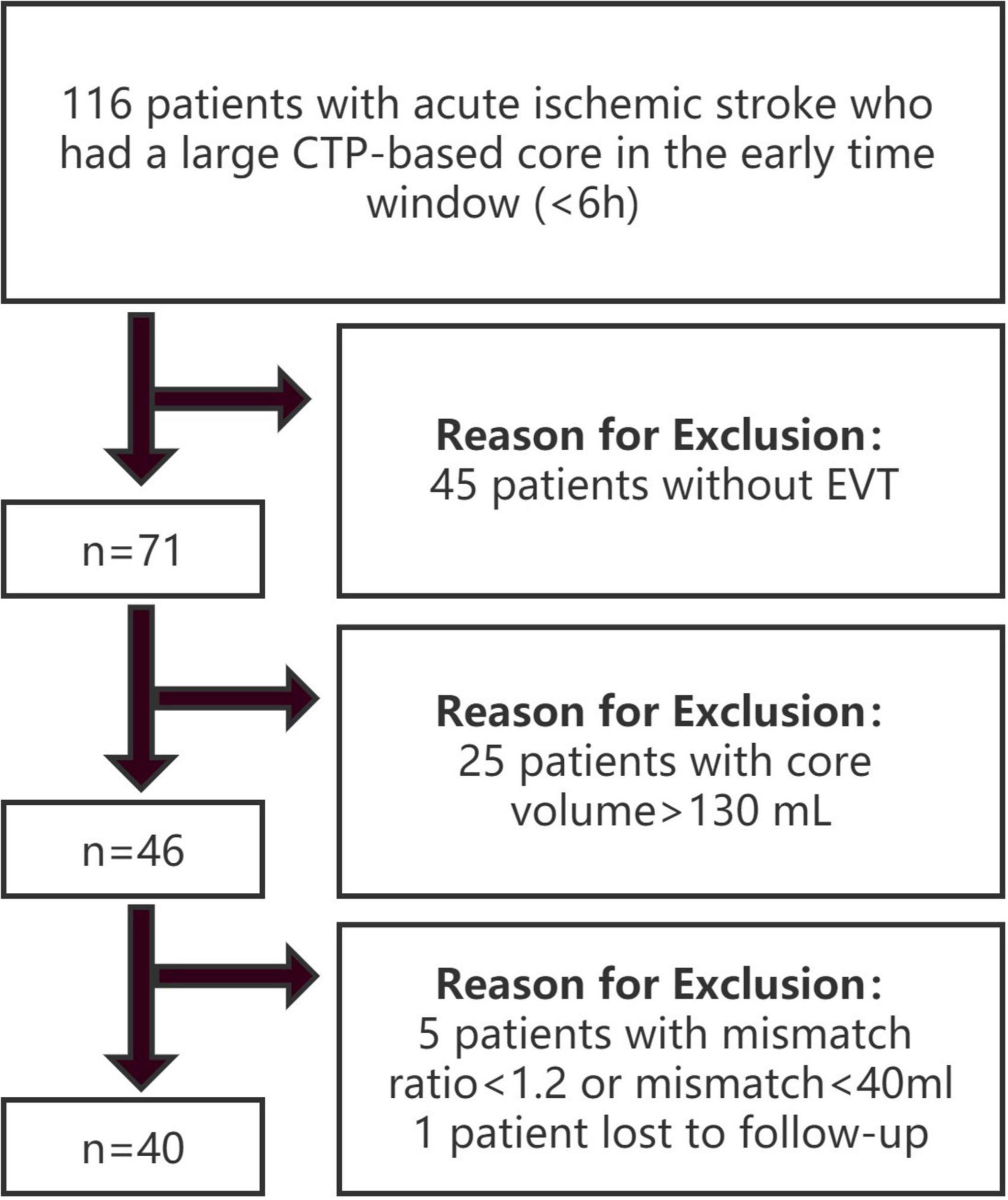 Smaller baseline subcortical infarct volume predicts good outcomes in patients with a large core in early acute ischemic stroke after endovascular treatment